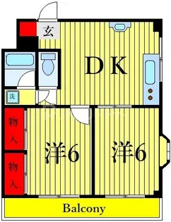 第三マルヨシビル【4階】の間取り