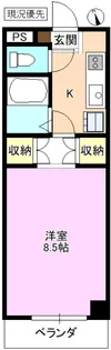 サン・シャトー国分【1階】の間取り