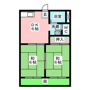 ファミールメゾンB【1階】の間取り