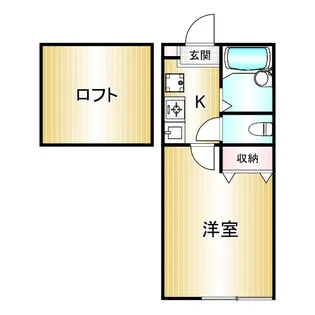 アバンサール【1階】の間取り
