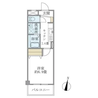フジ・プライムコート【2階】の間取り