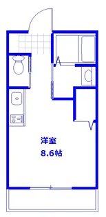 グランビューノ浦和【2階】の間取り