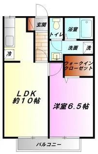 ヴィラシャルマン【1階】の間取り