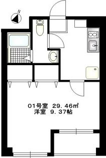 b CASA森下【2階】の間取り