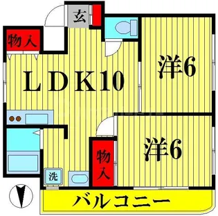 松田ビル【3階】の間取り