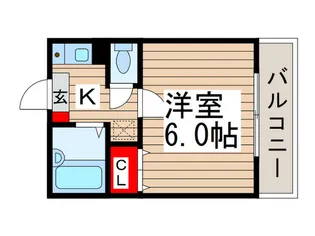 ティーズフラット押上【2階】の間取り