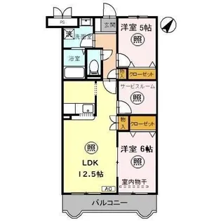 リブラ川崎【3階】の間取り