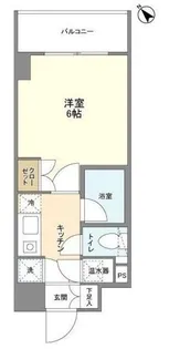 エストライフ勝どき【3階】の間取り
