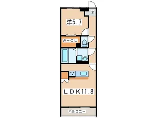 seele【2階】の間取り