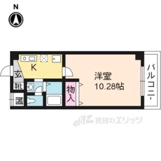 メディナ三条室町【8階】の間取り