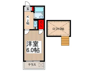東川口ハイツ【1階】の間取り