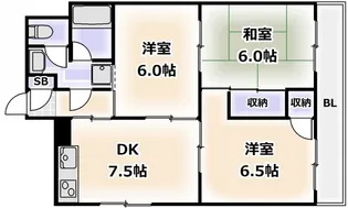 レジデンスハイビレッジ【10階】の間取り