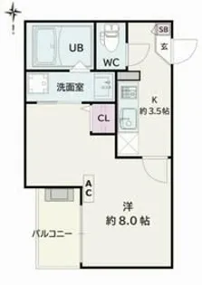 Jack yamatoII【1階】の間取り