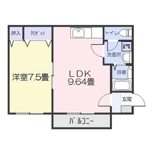 コーポ天晴【2階】の間取り