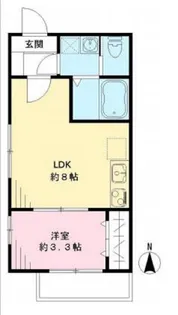 サクラーレ大森西【1階】の間取り