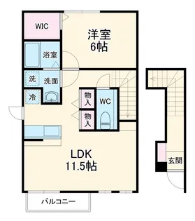 サンライズIV【2階】の間取り