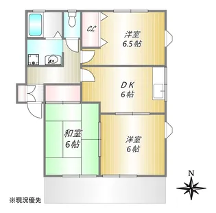 ベルコテーE【1階】の間取り