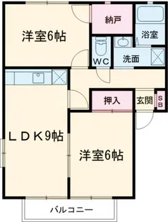レーベンI【1階】の間取り