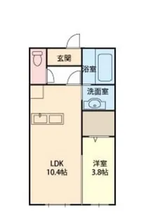 コンフォート小松【2階】の間取り