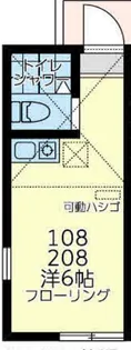 ユナイト森カーズレイク【1階】の間取り