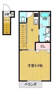 仮称 乙多見AP【2階】の間取り