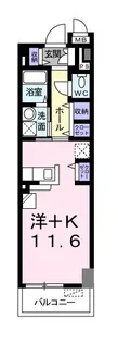 レジデンス神戸【3階】の間取り