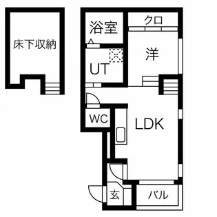 セントラルコート山王【1階】の間取り