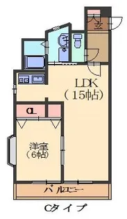 ステイツ城山【1階】の間取り