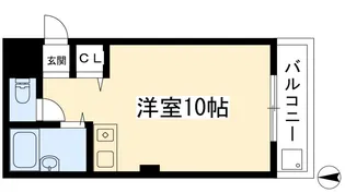 おくぼハイツ【2階】の間取り