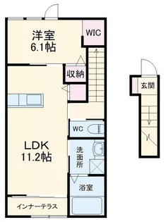 ルーノ エスペーロ【1階】の間取り