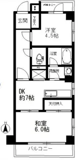 ライオンズマンション西落合【4階】の間取り