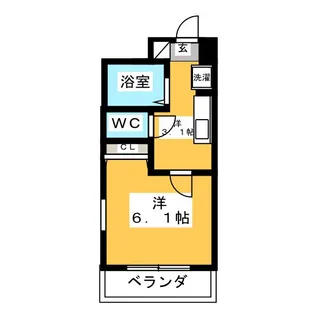 オランダ壱番館【2階】の間取り