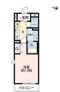 アンプルール・リーブルG【2階】の間取り