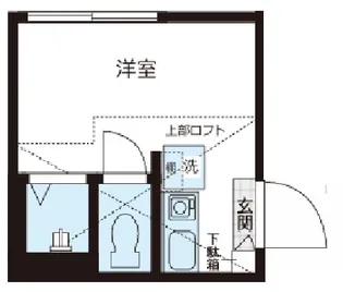 QUQURI北新宿【1階】の間取り