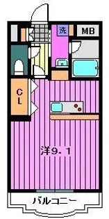 フォルビートII【2階】の間取り