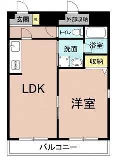 エヴァンスII【3階】の間取り