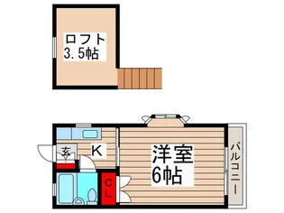 ジュネス.ユ-【2階】の間取り