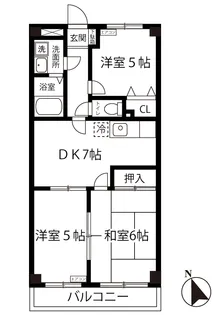 フィーム【2階】の間取り