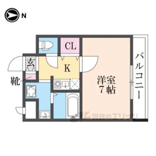 グッドライフ岩田【4階】の間取り