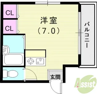 ルナ緑町【2階】の間取り
