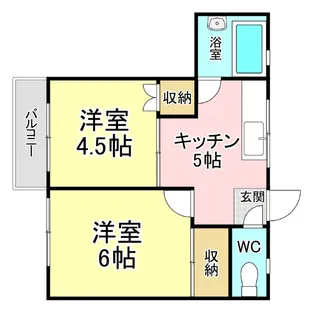 西小倉129【3階】の間取り