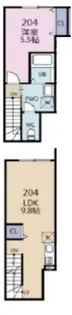 ラガール椎名町【1階】の間取り