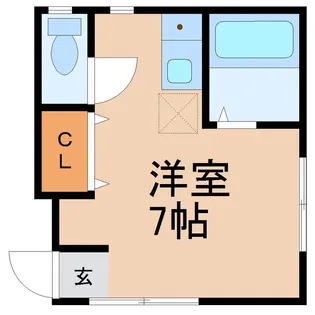 ソレイユワシオ六番館II【1階】の間取り