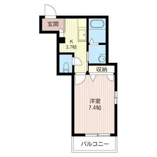 メゾン福田参番館【3階】の間取り
