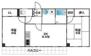 シェ・モーリー【3階】の間取り