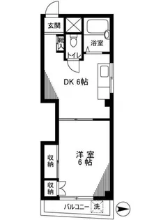 コーポ島田【2階】の間取り