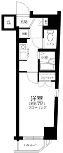 ロイヤルアメニティー白金【6階】の間取り