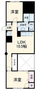 石留ビル【3階】の間取り
