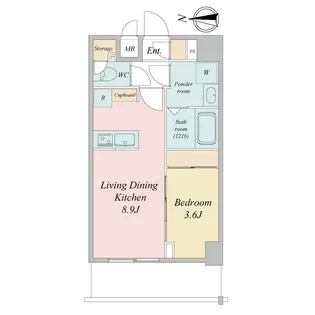 LIME RESIDENCE KAWAGUCHI EAST【8階】の間取り