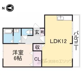 西大寺グリーンハイツ【2階】の間取り